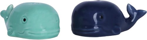 Green Whale and Pepper Shaker