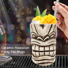 Ceramic Tiki Mug