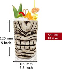 Ceramic Tiki Mug