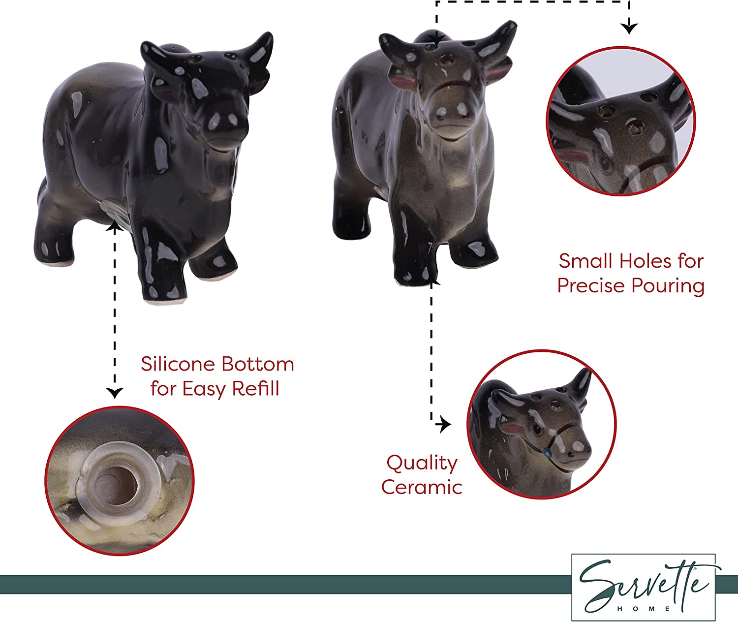 Brahma Bull Salt & Pepper Shaker