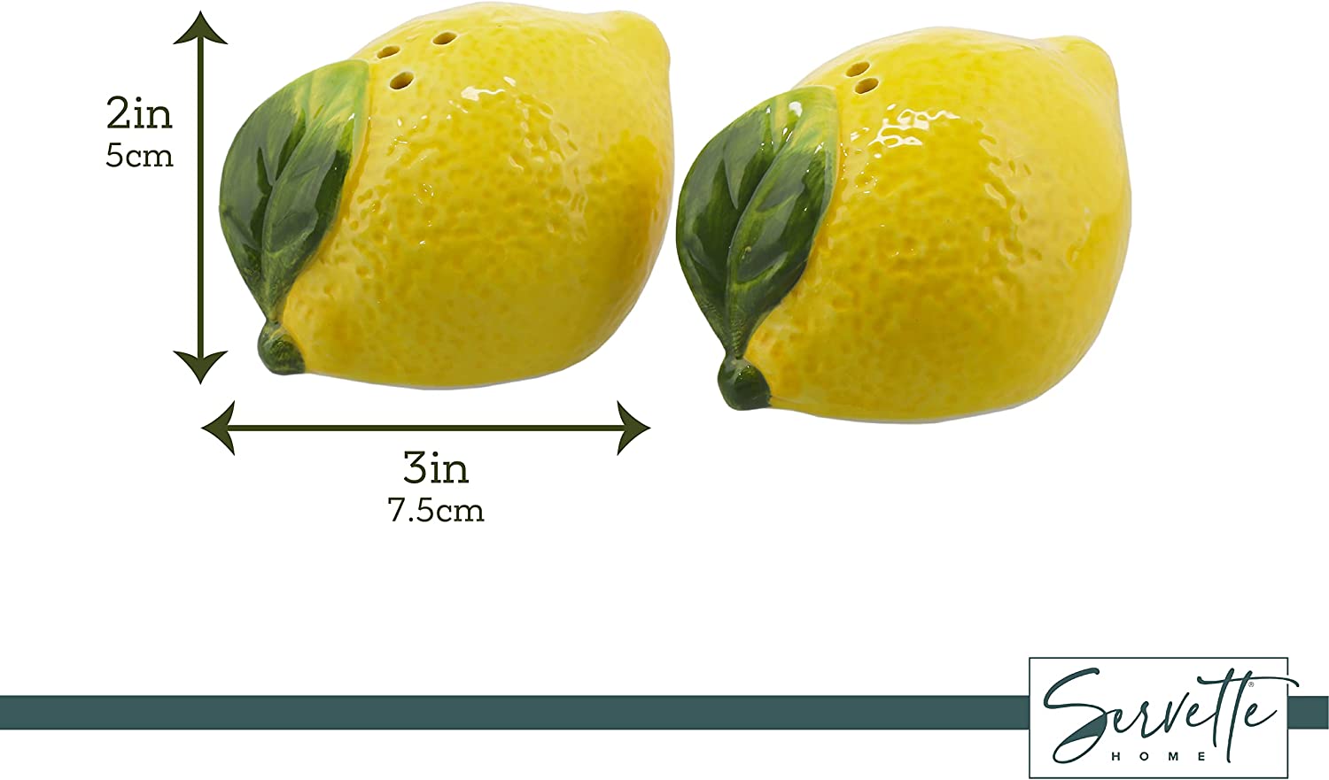 Lemon Salt and Pepper Shakers