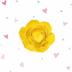 Home and Table Decoration- Lotus Yellow