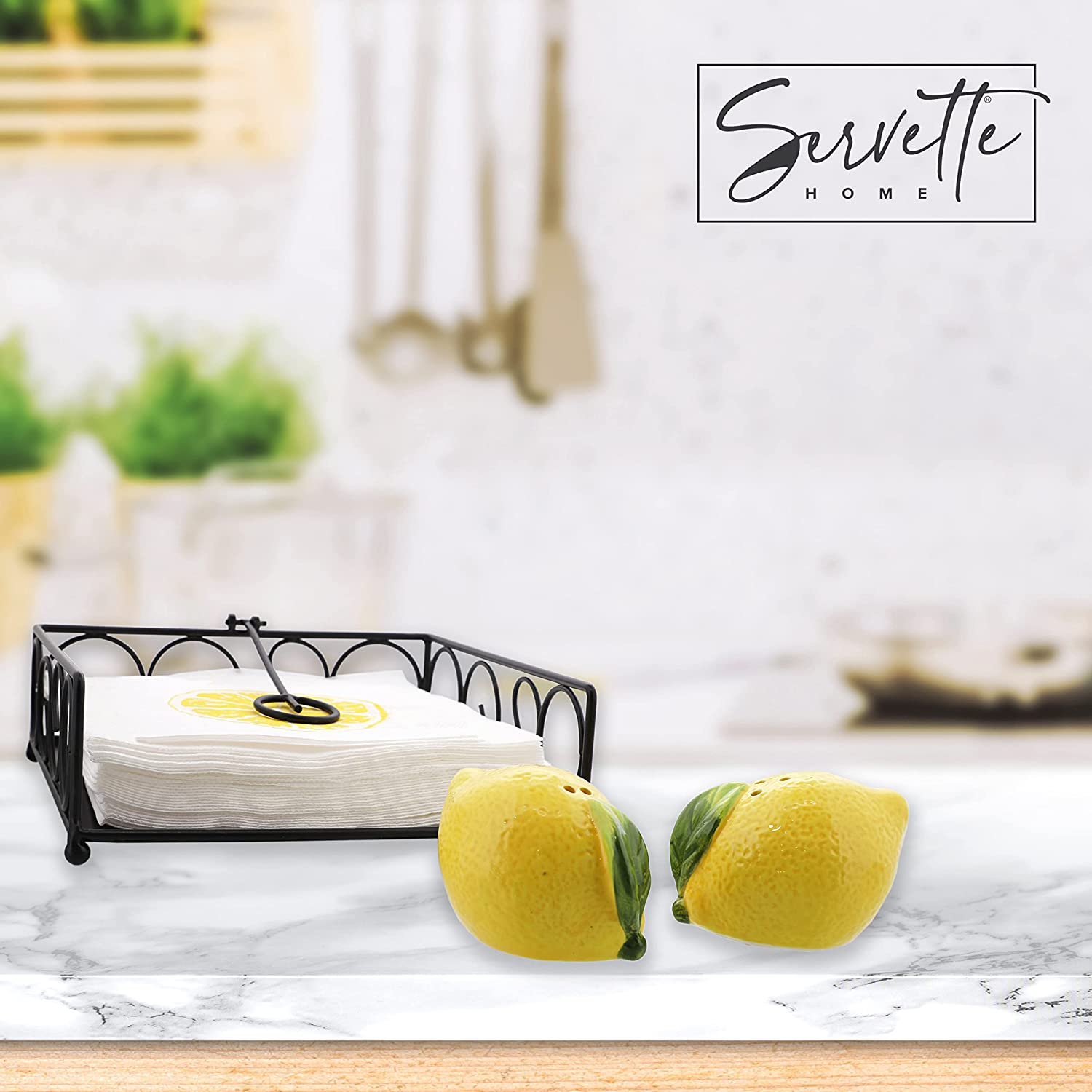Lemon Salt and Pepper Shakers