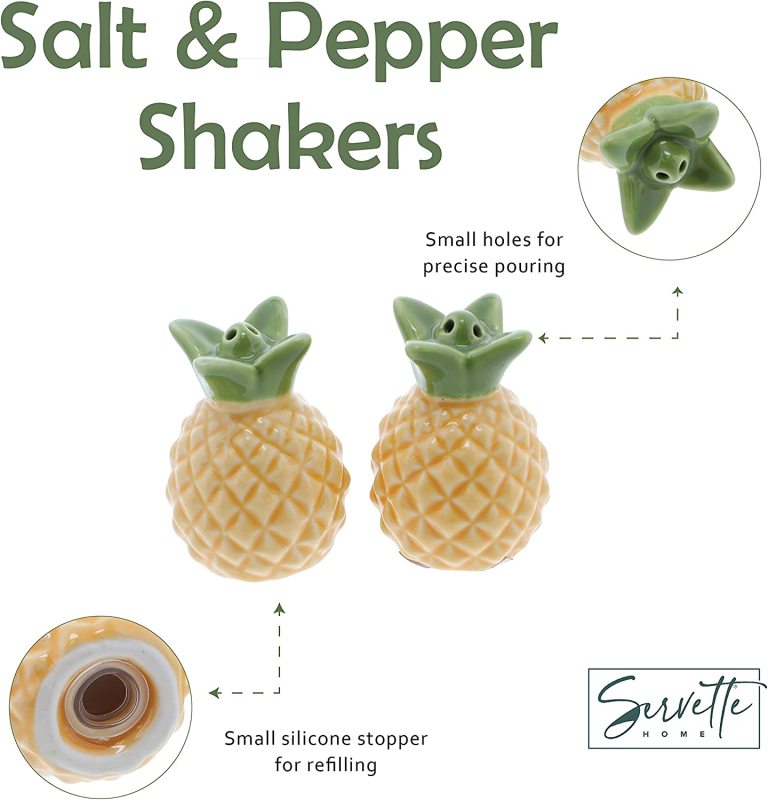Pineapple Salt and Pepper Shakers