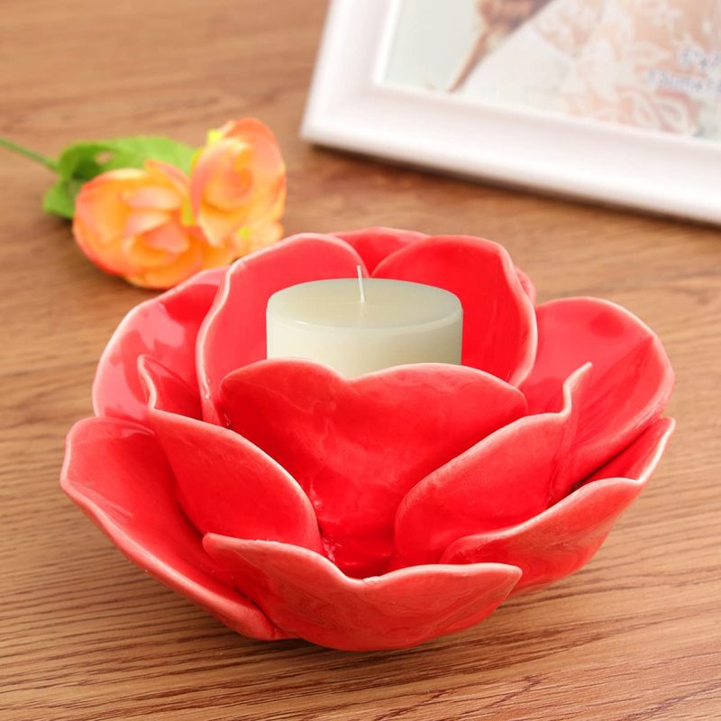 Home and Table Decoration- Lotus Red