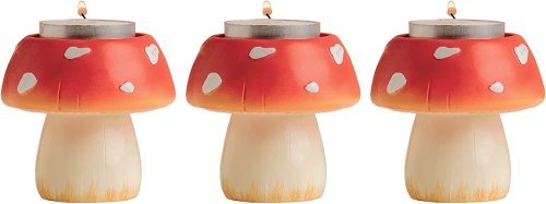 Cute Mushroom Candle Holder
