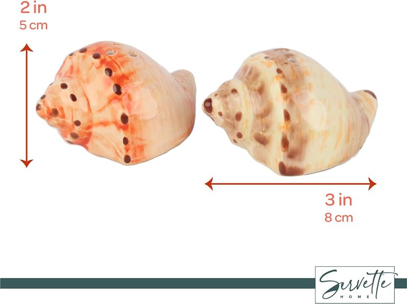 Conch Shell Salt and Pepper Shaker