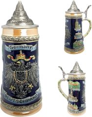 Deutschland Germany Eagle Deluxe Ceramic Beer Stein