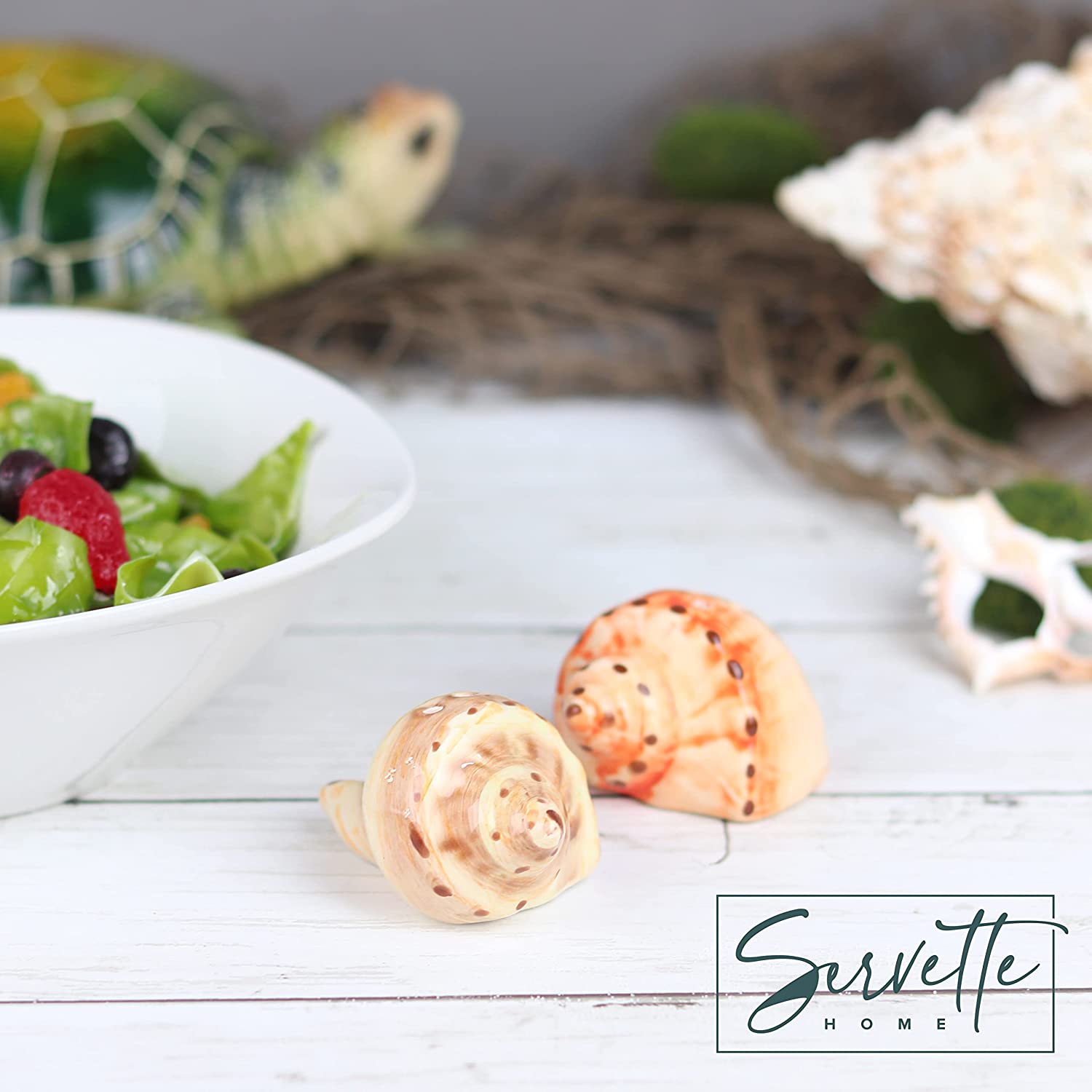 Conch Shell Salt and Pepper Shaker