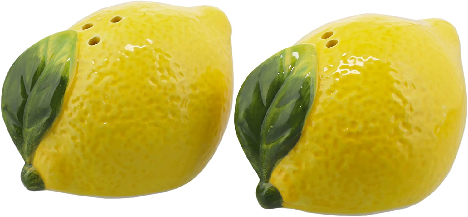 Lemon Salt and Pepper Shakers
