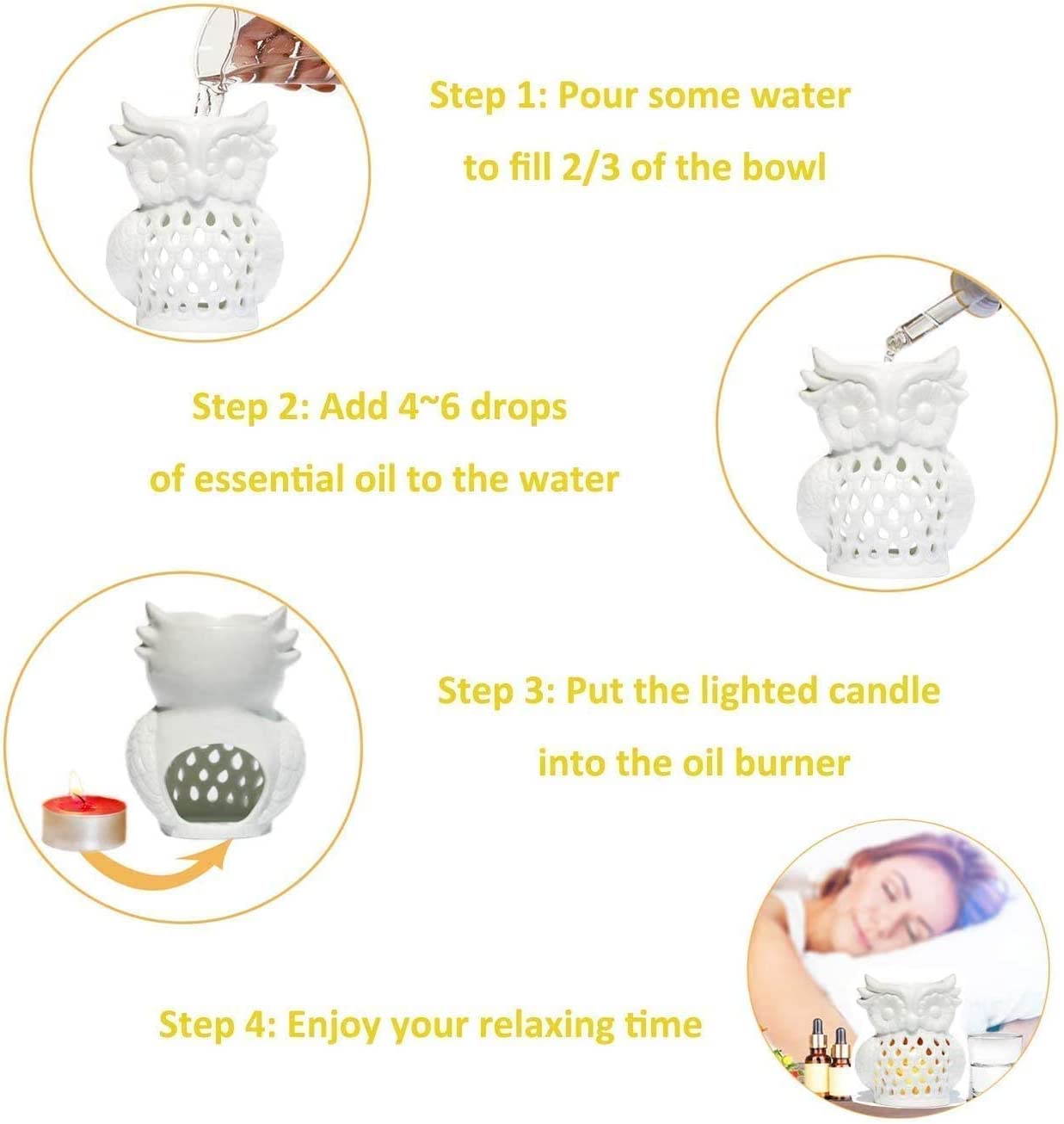 Decorative Candle Holder Ceramic