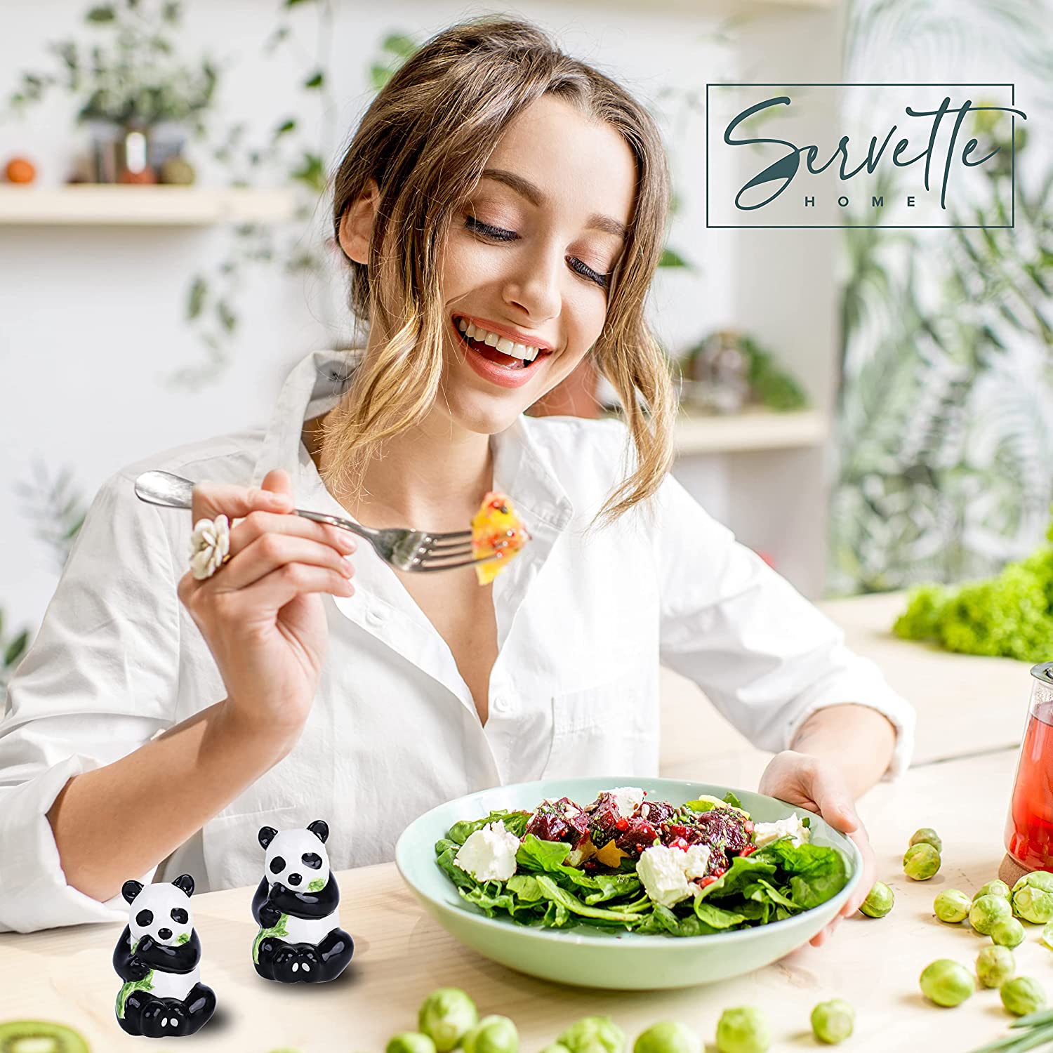 Panda Bears Salt & Pepper Shaker