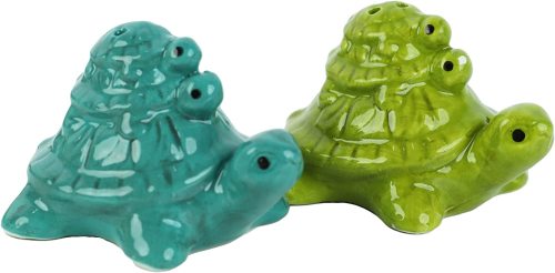 Green Turtle Towers Salt and Pepper Shaker