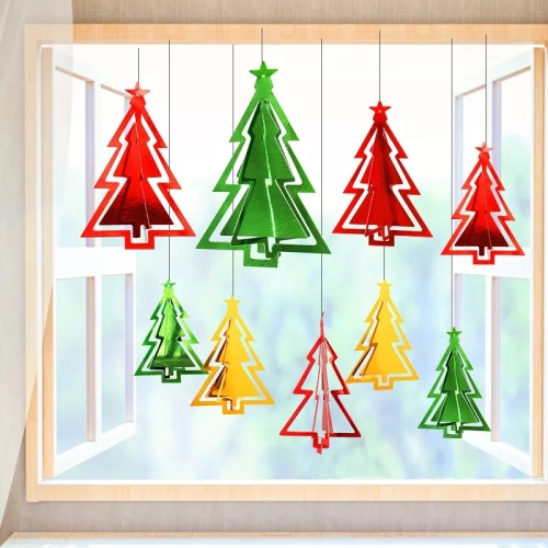 Paper Pendant Garland Ornaments Christmas Decorations for Home New Year 2022