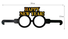 6 pcs Happy New Year Paper Eyeglasses 2022 Eyeglass Fancy New Year Party Glasses 2022 New Year's Eve Party Supplies