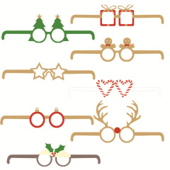 Happy New Year Paper Glasses Party Supplies Number Glasses New Year Eyewear For Happy Year Party Photo Prop