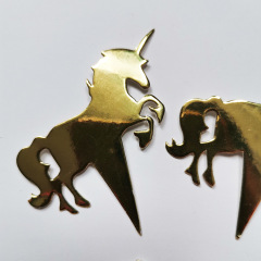 Unicorn Cupcake Toppers Reversible Food Picks Cake for Girl Birthday Party Decorations