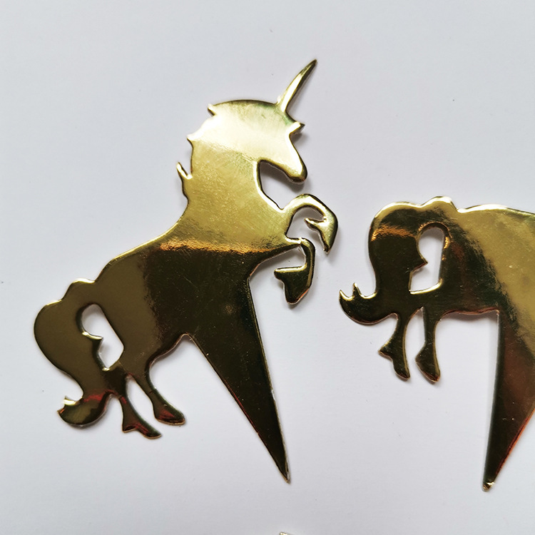 Unicorn Cupcake Toppers Reversible Food Picks Cake for Girl Birthday Party Decorations