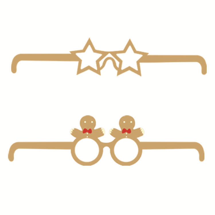 Happy New Year Paper Glasses Party Supplies Number Glasses New Year Eyewear For Happy Year Party Photo Prop