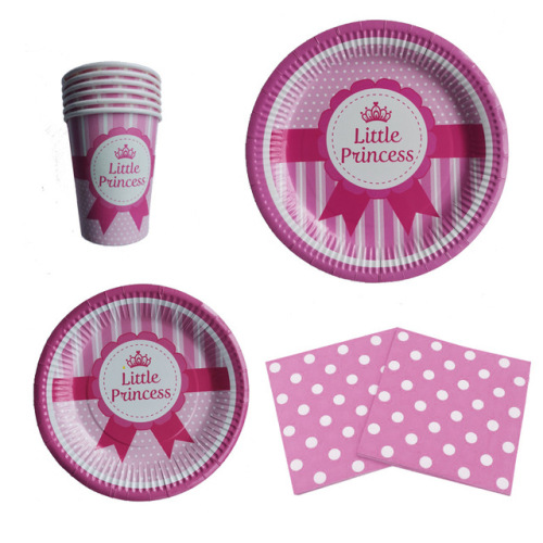 Gender Reveal Party Supplies Decorations Pink Girl Blue Boy Party Set Plates Cups Napkins Table Cover and tableware