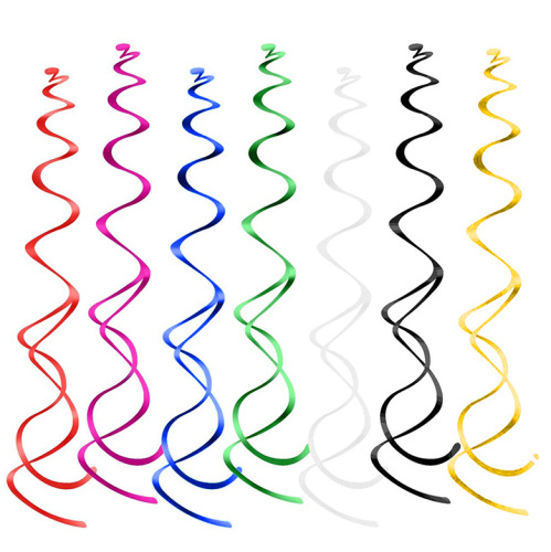 Spiral hanging decoration PVC hanging Halloween Christmas decoration supplies pendant