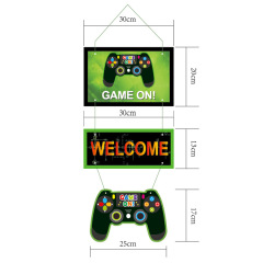 34pcs Video Game Party Tableware Set - Game Theme Party Supplies for Boy Game Players Geeks