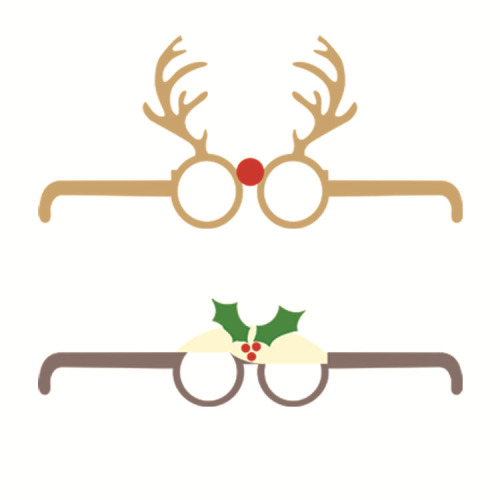 Happy New Year Paper Glasses Party Supplies Number Glasses New Year Eyewear For Happy Year Party Photo Prop