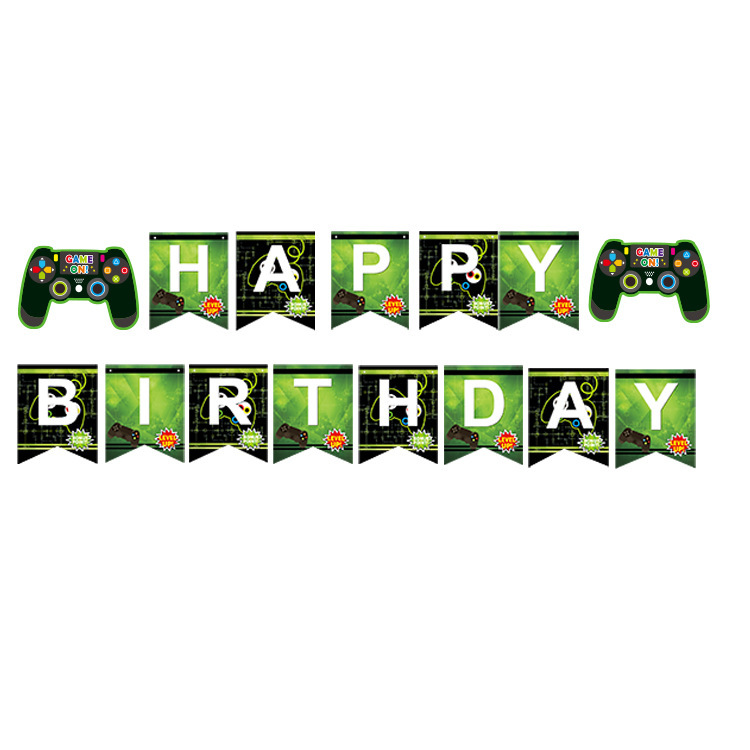 34pcs Video Game Party Tableware Set - Game Theme Party Supplies for Boy Game Players Geeks