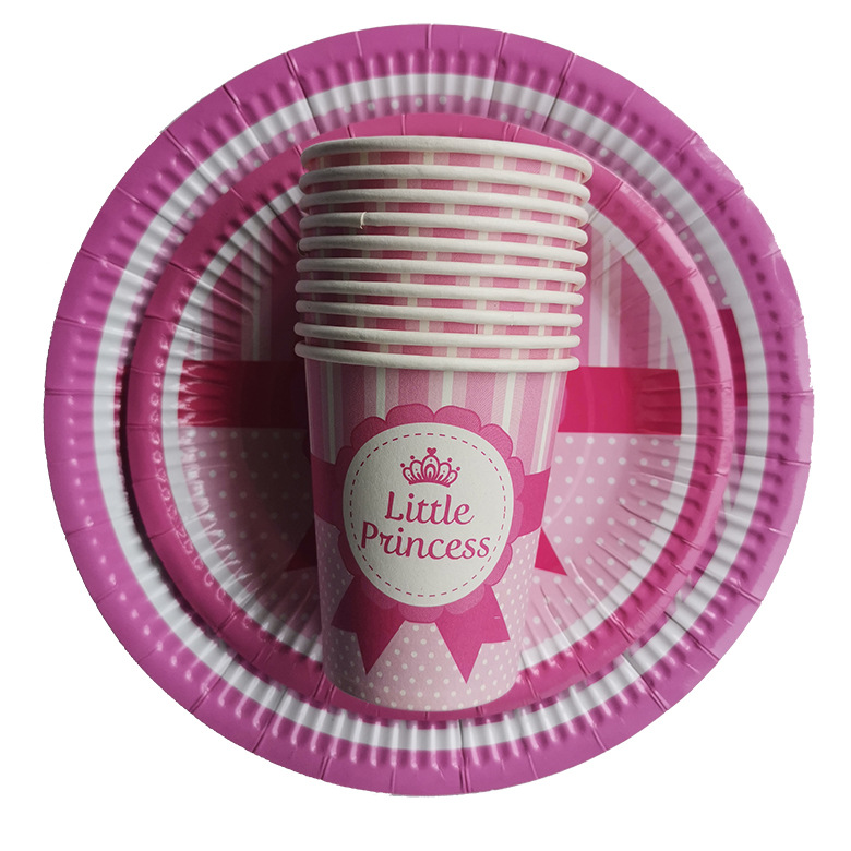 Gender Reveal Party Supplies Decorations Pink Girl Blue Boy Party Set Plates Cups Napkins Table Cover and tableware