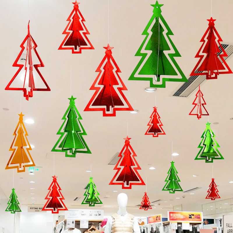 Paper Pendant Garland Ornaments Christmas Decorations for Home New Year