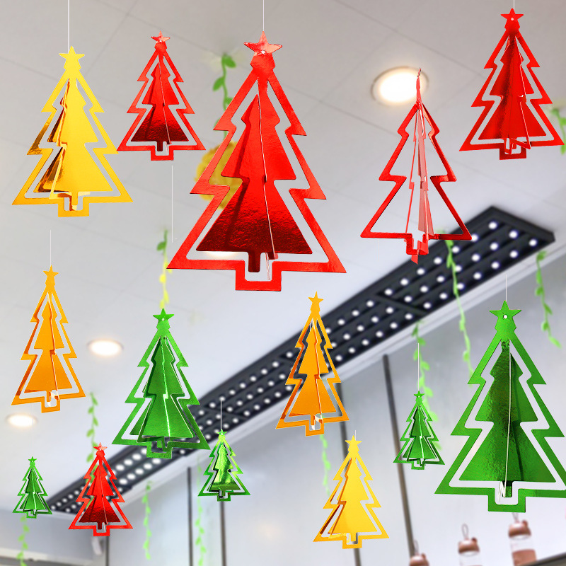 Paper Pendant Garland Ornaments Christmas Decorations for Home New Year