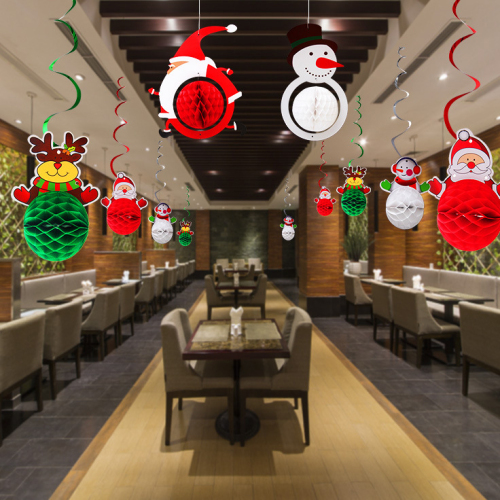 wholesale new shape Colorful Tissue Paper Christmas tree for christmas party decoration