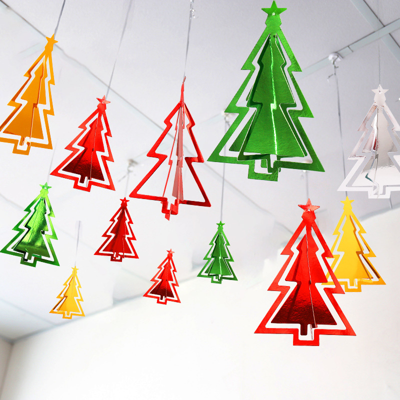 Paper Pendant Garland Ornaments Christmas Decorations for Home New Year