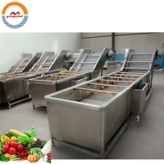 Automatic fruit and vegetable washing machine industrial fruits vegetables air bubble washer