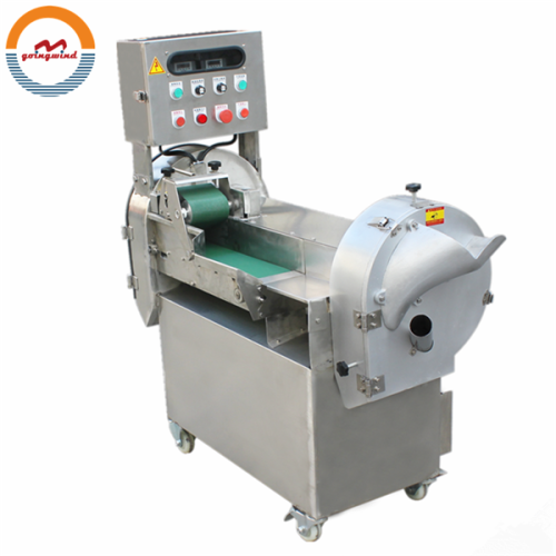 Automatic fruit and vegetable cutting machine double head multifunctional cabbage okra green bean cutter