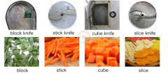 Automatic fruit and vegetable cutting machine double head multifunctional cabbage okra green bean cutter