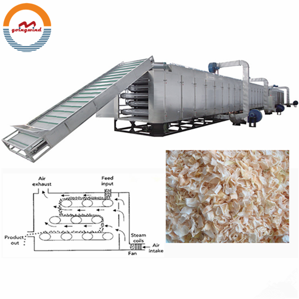 Automatic dried onion garlic ginger flakes production line processing