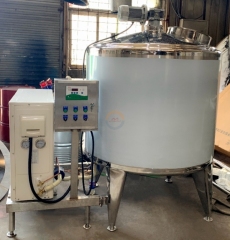 Good Price Automatic Small Milk Cooling Tank 100l 200l 300l 500l Direct Cooling Milk Storage Receiving Tanks for Sale