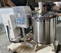 Good Price Automatic 100 Liter Milk Cooling Tank Auto 200 l 300 500 Liters Small Scale Vertical Milk Cold Storage Tank for Sale