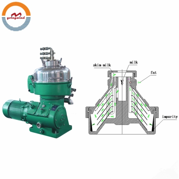 Good Price Automatic Milk Cream Separating Machine Auto Centrifuge Milk Clarifier Skimmer Cream Separator Manufacturer for Sale