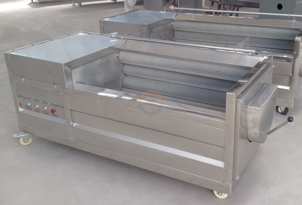 Good Price Automatic Fruit and Vegetable Brush Washing Machine Auto Industrial Fruits Vegetables Brush Washer for Sale