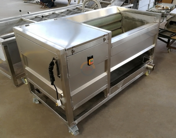 Good Price Commercial Automatic Potato Washer and Peeler Machine Small Scale Semi Auto Stainless Steel Electric Peelers for Sale