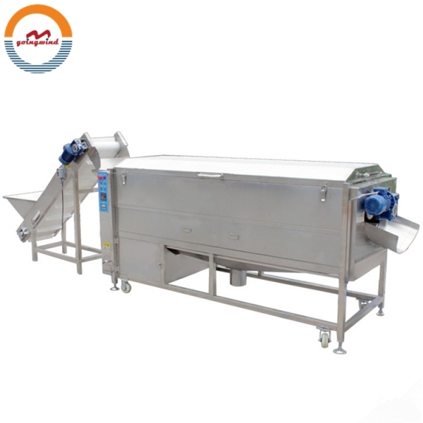 Good Price Automatic Industrial Carrot Brush Washing and Peeling Machine Auto Carrots Brushing Polishing Equipment for Sale