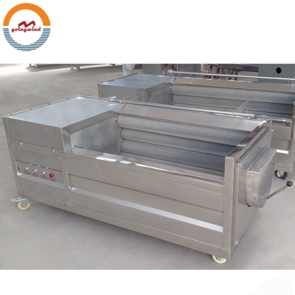Good Price Automatic Industrial Carrot Brush Washer and Peeler Machine Auto Commercial Small Electric Cleaner Equipment for Sale