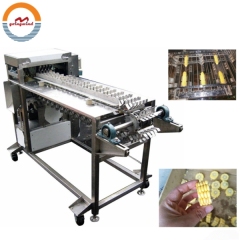 Automatic Commercial Sweet Corn Cutting Slicing Machine Auto Industrial Fresh Corns Slice Cutter Slicer Equipment for Sale