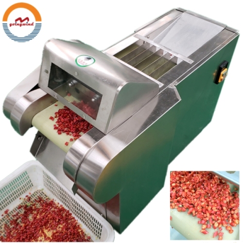 Good Price Automatic Commercial Chilli Cutting Slicing Machine Auto Industrial Fresh Red Chili Cutter Slicer Equipment for Sale