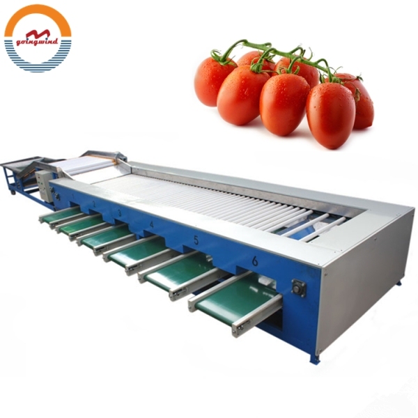 Good Price Automatic Vegetable Size Grading Sorting Machine Auto Vegetables Sizing and Classifying Sorter Grader Sizer for Sale