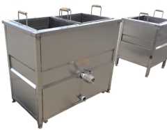 Good Price Semi Automatic Small Scale Batch Fryer Semi-automatic Gas Fry Auto Kfc Mcdonald's Chicken Frying Machine for Sale