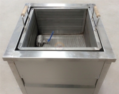 Good Price Semi Automatic Small Scale Batch Fryer Semi-automatic Gas Fry Auto Kfc Mcdonald's Chicken Frying Machine for Sale