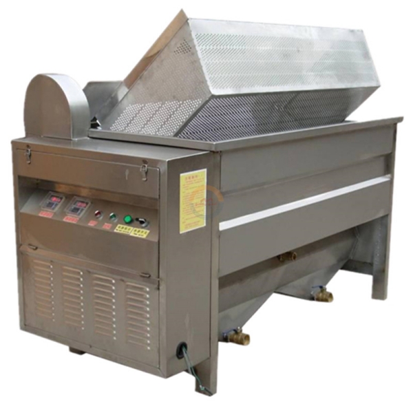 Good Price Automatic Rectangular Electric Batch Fryer Auto Gas Water and Oil Frying Machine Industrial Oil-water Fryer for Sale